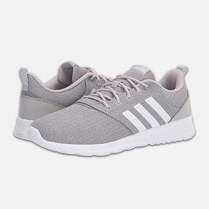 adidas Women's Running QT Racer 2.0 FY8312 Gray / White Athletic Shoes | NEW